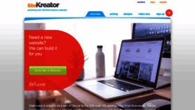 What Sitekreator.com website looked like in 2021 (2 years ago)