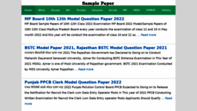 What Sample-paper.in website looked like in 2021 (2 years ago)