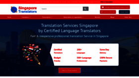 What Singaporetranslators.com website looked like in 2021 (2 years ago)