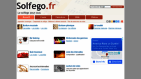 What Solfego.fr website looked like in 2021 (2 years ago)