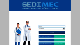 What Sedimec-med.dictamenmedico.com website looked like in 2021 (2 years ago)