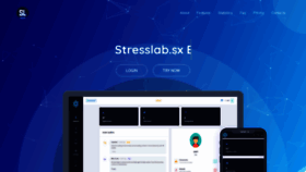 What Stresslab.sx website looked like in 2021 (4 years ago)