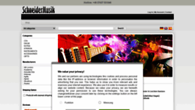 What Schneidermusik.de website looked like in 2021 (2 years ago)