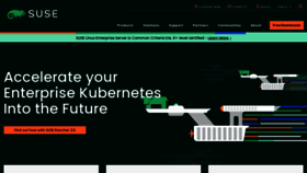 What Suse.de website looked like in 2021 (3 years ago)