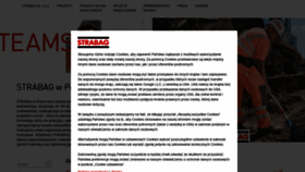 What Strabag.pl website looked like in 2021 (2 years ago)