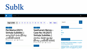 What Sublk.com website looked like in 2021 (2 years ago)