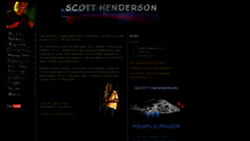 What Scotthenderson.net website looked like in 2021 (2 years ago)