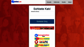 What Sohbet.club website looked like in 2021 (2 years ago)