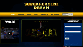 What Superheroinedream.com website looked like in 2021 (2 years ago)