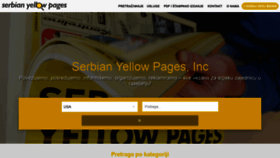 What Serbianyellowpages.com website looked like in 2021 (2 years ago)