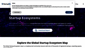 What Startupblink.com website looked like in 2021 (2 years ago)