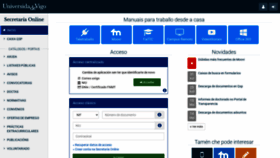 What Secretaria.uvigo.gal website looked like in 2021 (2 years ago)