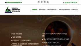 What Solucionesenergeticasbarcelona.com website looked like in 2021 (2 years ago)