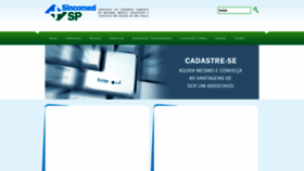 What Sincomedsp.com.br website looked like in 2021 (2 years ago)