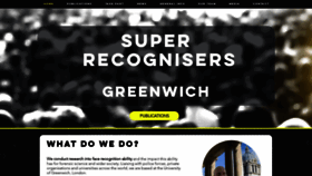 What Superrecognisers.com website looked like in 2021 (2 years ago)