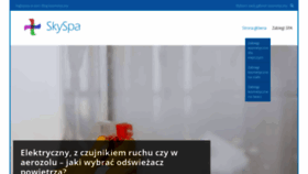 What Skyspa.pl website looked like in 2021 (2 years ago)
