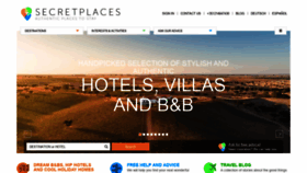 What Secretplaces.com website looked like in 2021 (2 years ago)