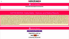 What Sattamatkahelp.com website looked like in 2021 (2 years ago)
