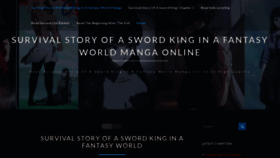 What Survivaloftheswordking.com website looked like in 2021 (2 years ago)