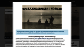 What Sammlermarkt-nord.net website looked like in 2021 (2 years ago)