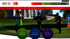 What Specialolympicspa.org website looked like in 2021 (4 years ago)