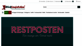 What Stickteufelchen.de website looked like in 2021 (2 years ago)