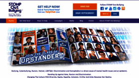 What Stompoutbullying.org website looked like in 2021 (2 years ago)