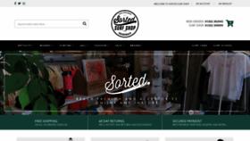 What Sortedsurfshop.co.uk website looked like in 2021 (2 years ago)
