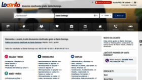 What Santodomingo.locanto.com.do website looked like in 2021 (2 years ago)