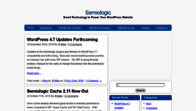 What Semiologic.com website looked like in 2021 (2 years ago)