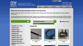 What Sewmanyparts.com website looked like in 2021 (2 years ago)
