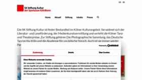 What Sk-kultur.de website looked like in 2021 (2 years ago)