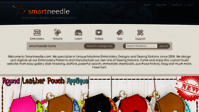 What Smartneedle.com website looked like in 2021 (2 years ago)