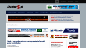 What Slubice24.pl website looked like in 2021 (2 years ago)