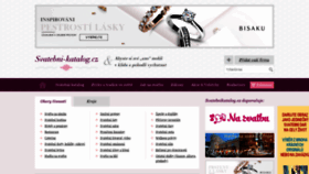 What Svatebni-katalog.cz website looked like in 2021 (2 years ago)