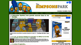 What Simpsonspark.com website looked like in 2021 (2 years ago)