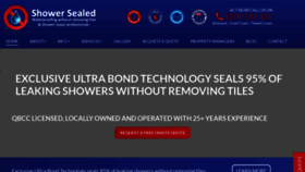 What Showersealed.com.au website looked like in 2021 (2 years ago)