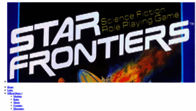 What Starfrontiers.com website looked like in 2021 (2 years ago)