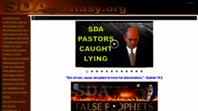 What Sdaapostasy.org website looked like in 2021 (2 years ago)