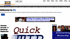 What Screenwritersutopia.com website looked like in 2021 (2 years ago)