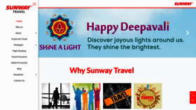What Sunway.travel website looked like in 2021 (2 years ago)
