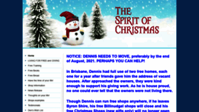 What Spiritofchristmas1.com website looked like in 2021 (2 years ago)