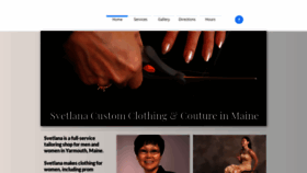 What Svetlanadesign.com website looked like in 2021 (4 years ago)