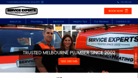 What Serviceexperts.com.au website looked like in 2021 (2 years ago)