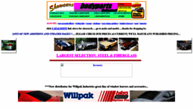 What Showcars-bodyparts.com website looked like in 2021 (2 years ago)