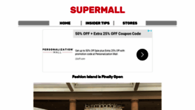 What Supermall.com website looked like in 2021 (2 years ago)