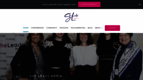 What Sheleadsmedia.com website looked like in 2021 (2 years ago)