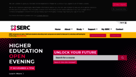 What Serc.ac.uk website looked like in 2021 (2 years ago)