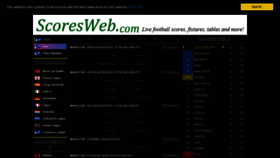 What Scoresweb.com website looked like in 2021 (2 years ago)