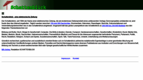 What Schattenblick.de website looked like in 2021 (2 years ago)